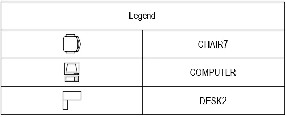 Example of a Block legend in AutoCAD/BricsCAD