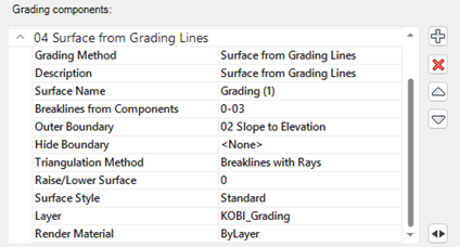 Specify offset/slope in drawing icon