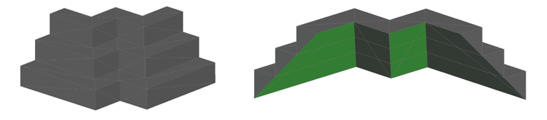 Specify offset/slope in drawing icon