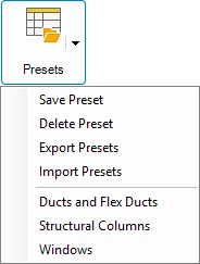 Save presets in Revit - BIM Query